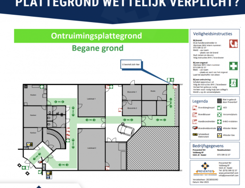 Ontruimingsplan of ontruimingsplattegrond wettelijk verplicht?