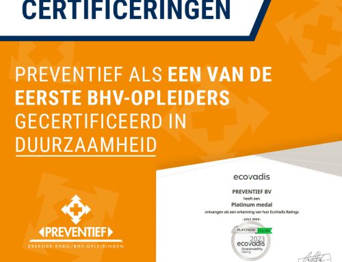 Eerste BHV-opleiders gecertificeerd in duurzaamheid