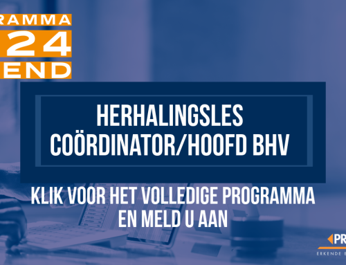 Programma Hoofd BHV herhalingslessen op 11 april 2024 en 22 november 2024 is bekend!